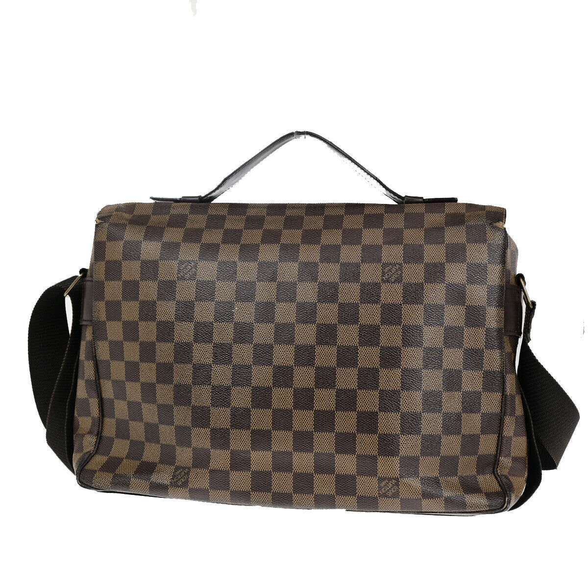LOUIS VUITTON Broadway Satchel Shoulder Bag Damier Ebene Leather N42270 62YF092