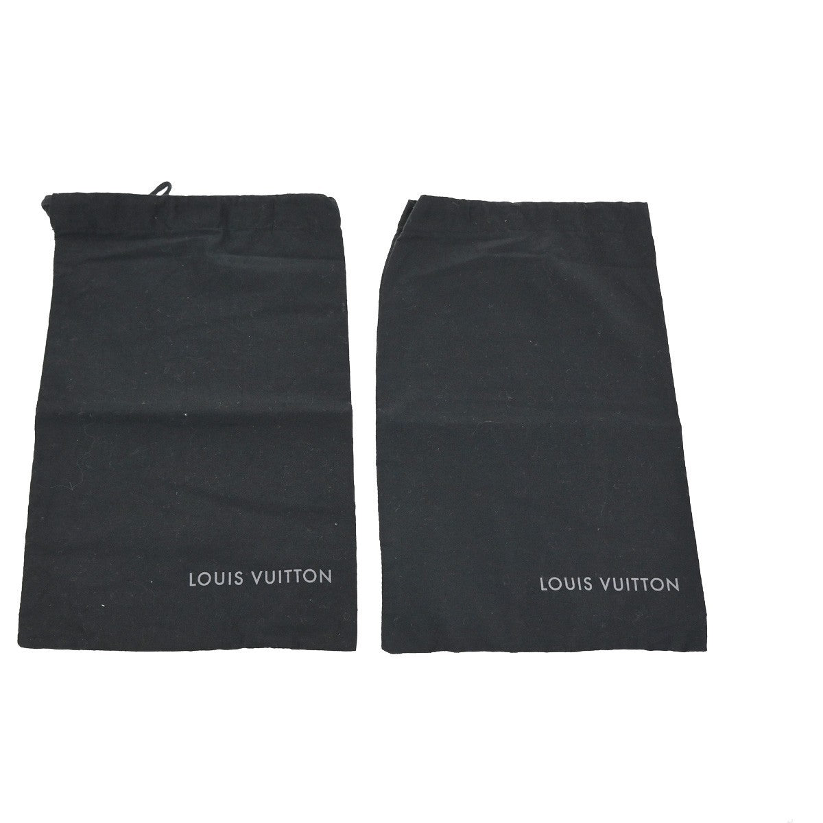 LOUIS VUITTON Logo 11 Set Dust Bag Shoe bag Canvas Cotton Beige Brown BK 09KP554