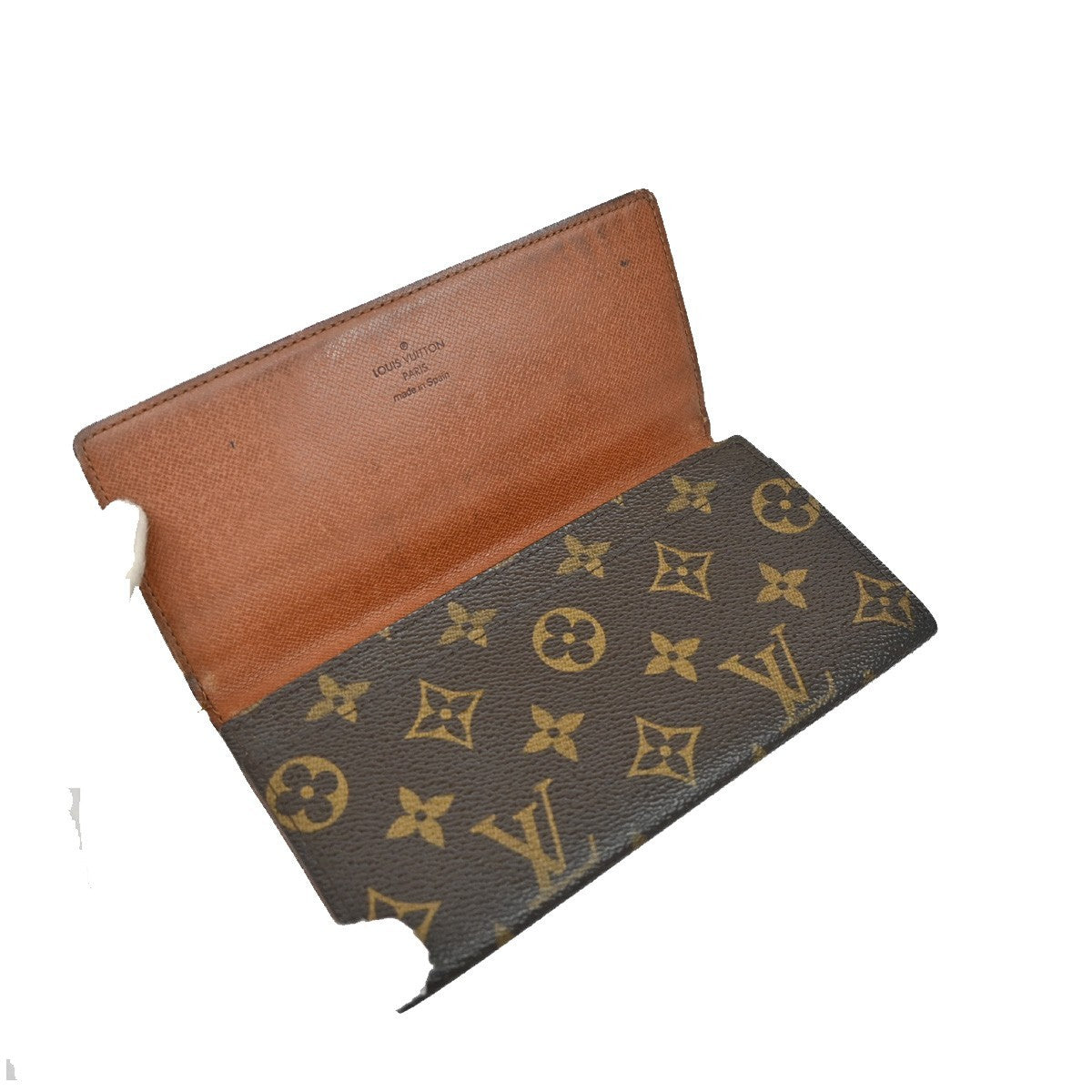 LOUIS VUITTON Yen 3 Cult Credit Long Wallet Monogram Leather M61818 05KC809