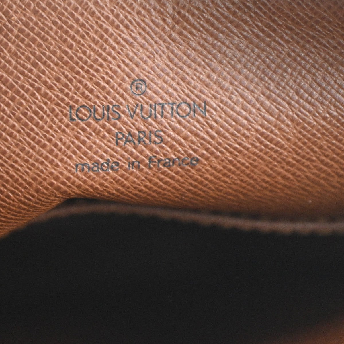 LOUIS VUITTON Danube Shoulder Bag Monogram Leather Brown France M45266 69SA146