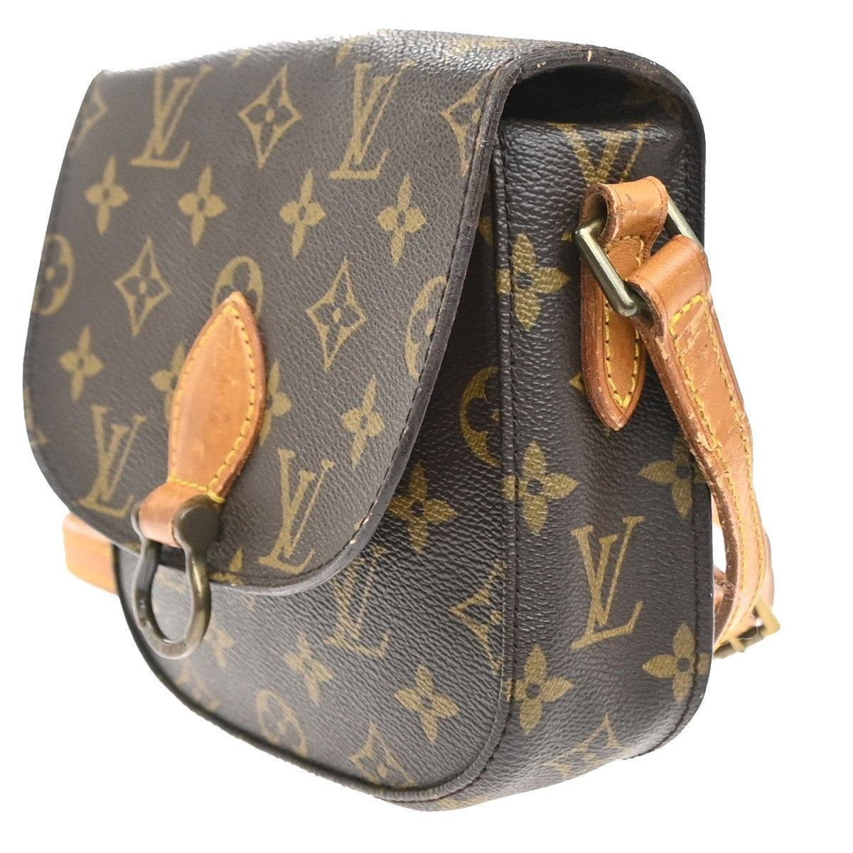 LOUIS VUITTON Mini Saint Cloud Shoulder Bag Monogram Leather BN M51244 32MA504