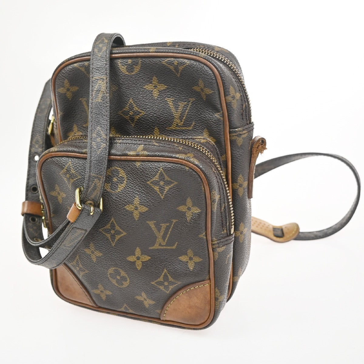 LOUIS VUITTON Amazon Crossbody Shoulder Bag Monogram Leather BN M45236 67KC737