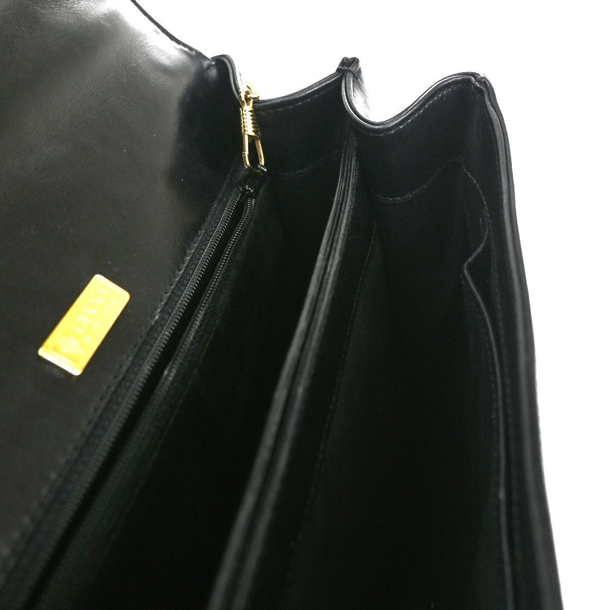 GUCCI Logo Top Handle Hand Bag Leather Black GHW Italy 62KC512