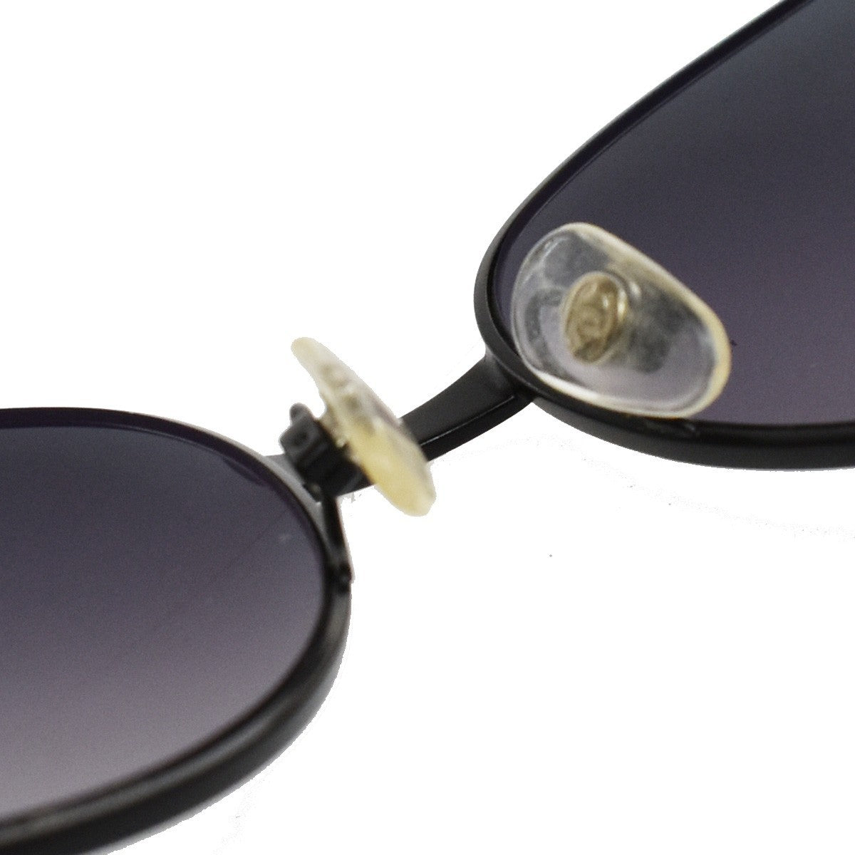 CHANEL CC Logo Sunglasses Eye Wear Rhinestone Plastic Black 4174-B 05RL311