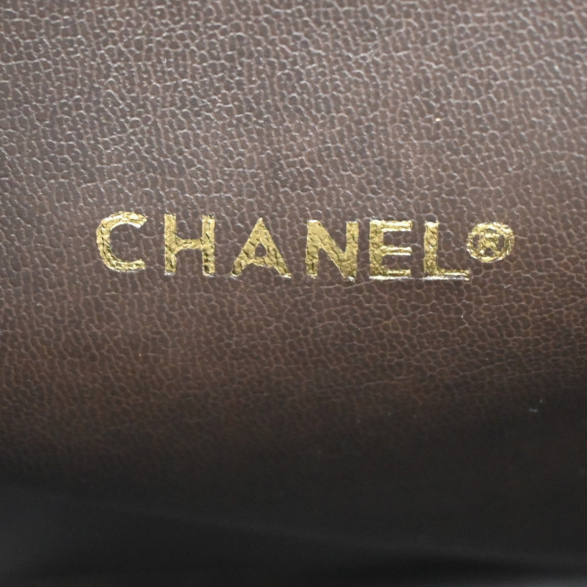 CHANEL Logo Bicolore Business Briefcase Hand Bag Leather Brown GHW VTG 45RL314