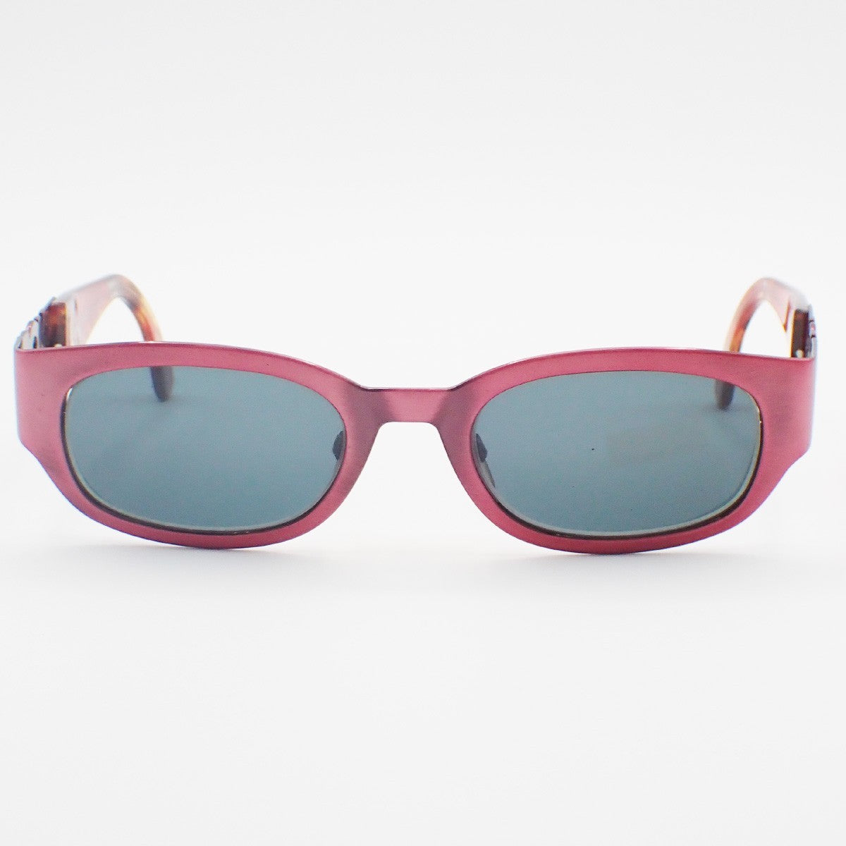 Yves Saint Laurent YSL Logo Sunglasses Eye Wear Plastic Metal Black Pink 01CA891