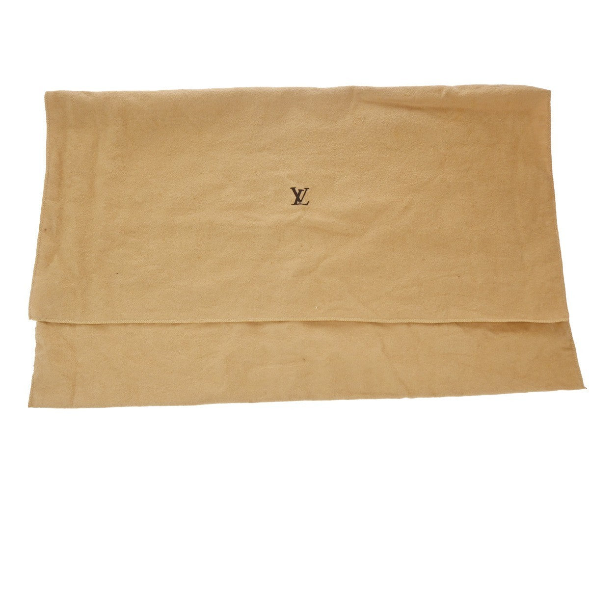 LOUIS VUITTON Logo 10 Set Drawstring Dust Bag Canvas Cotton Beige Brown 09YH867