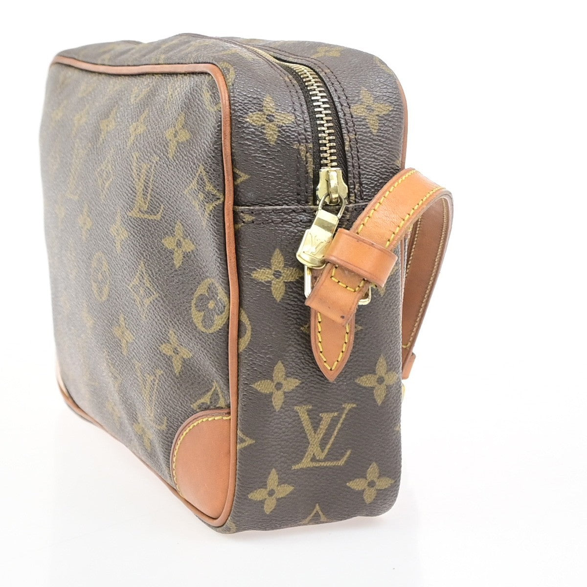 LOUIS VUITTON Trocadero 27 Shoulder Bag Monogram Leather Brown M51274 31PA095