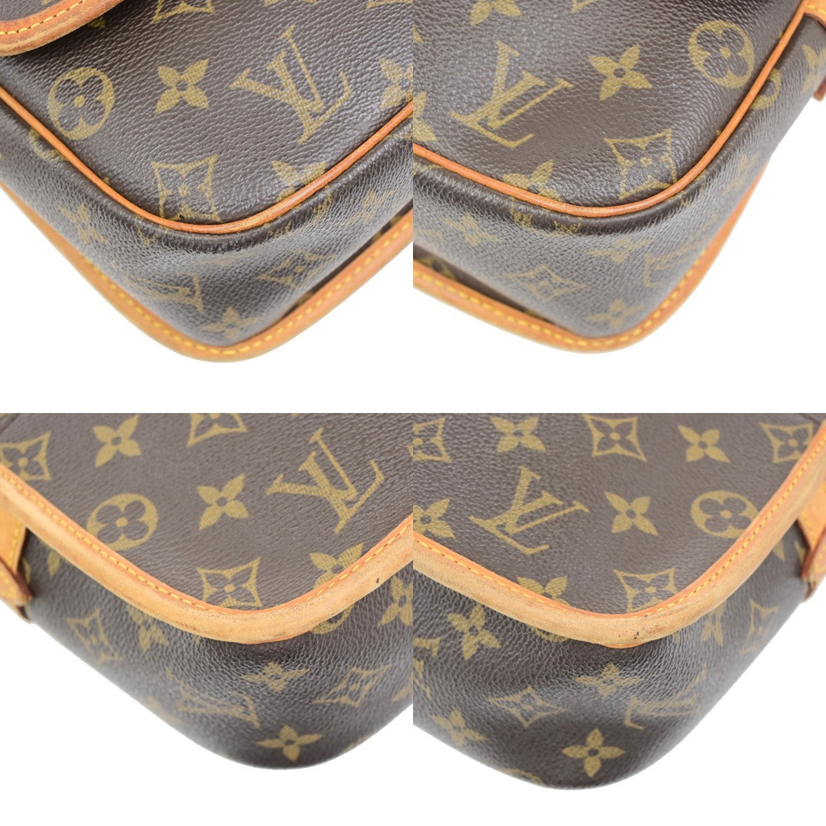 LOUIS VUITTON Sologne Shoulder Bag Monogram Leather Brown France M42250 16PA130
