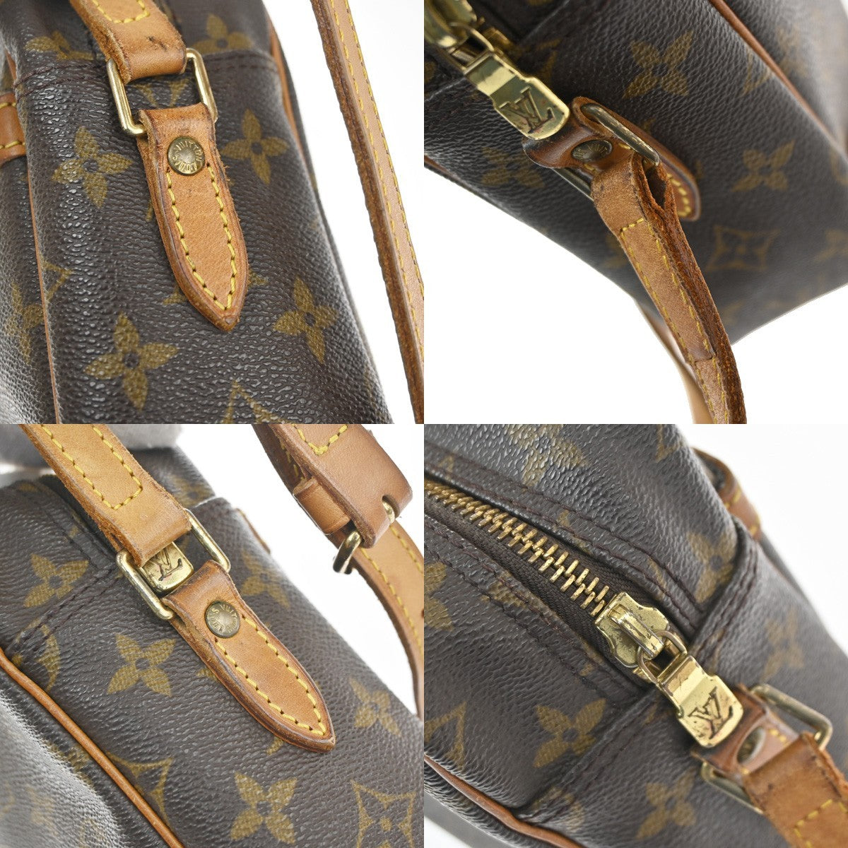LOUIS VUITTON Trocadero 30 Shoulder Bag Monogram Leather Brown M51272 39YH927