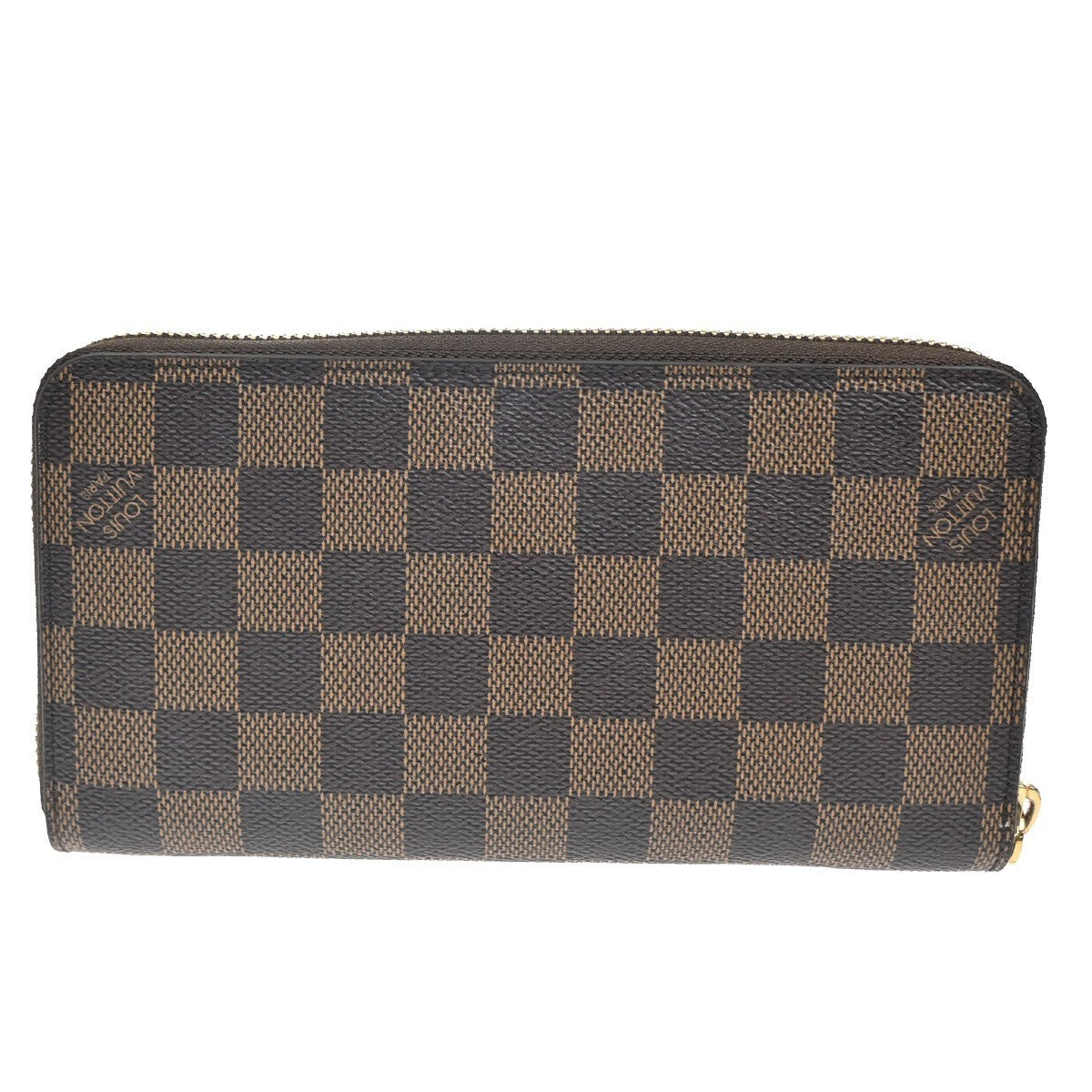 LOUIS VUITTON Zippy Wallet Vivienne Zip Around Damier Ebene Brown N60257 80YH708