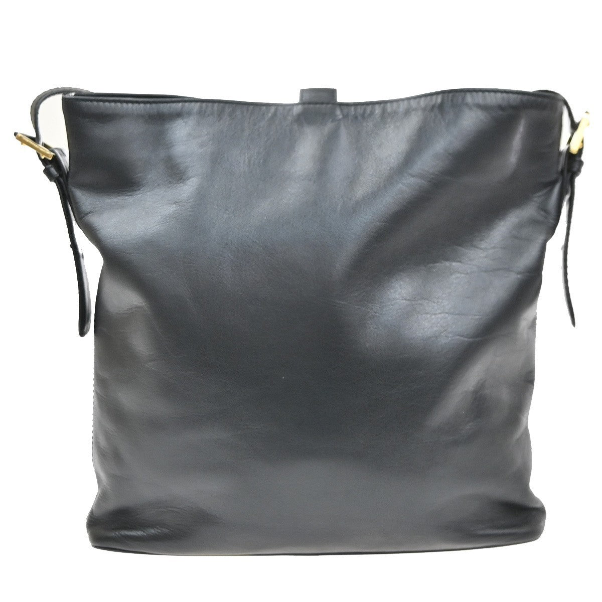 LOEWE Logo Anagram Shoulder Hand Bag Nappa Leather Black GHW Spain 34MA619