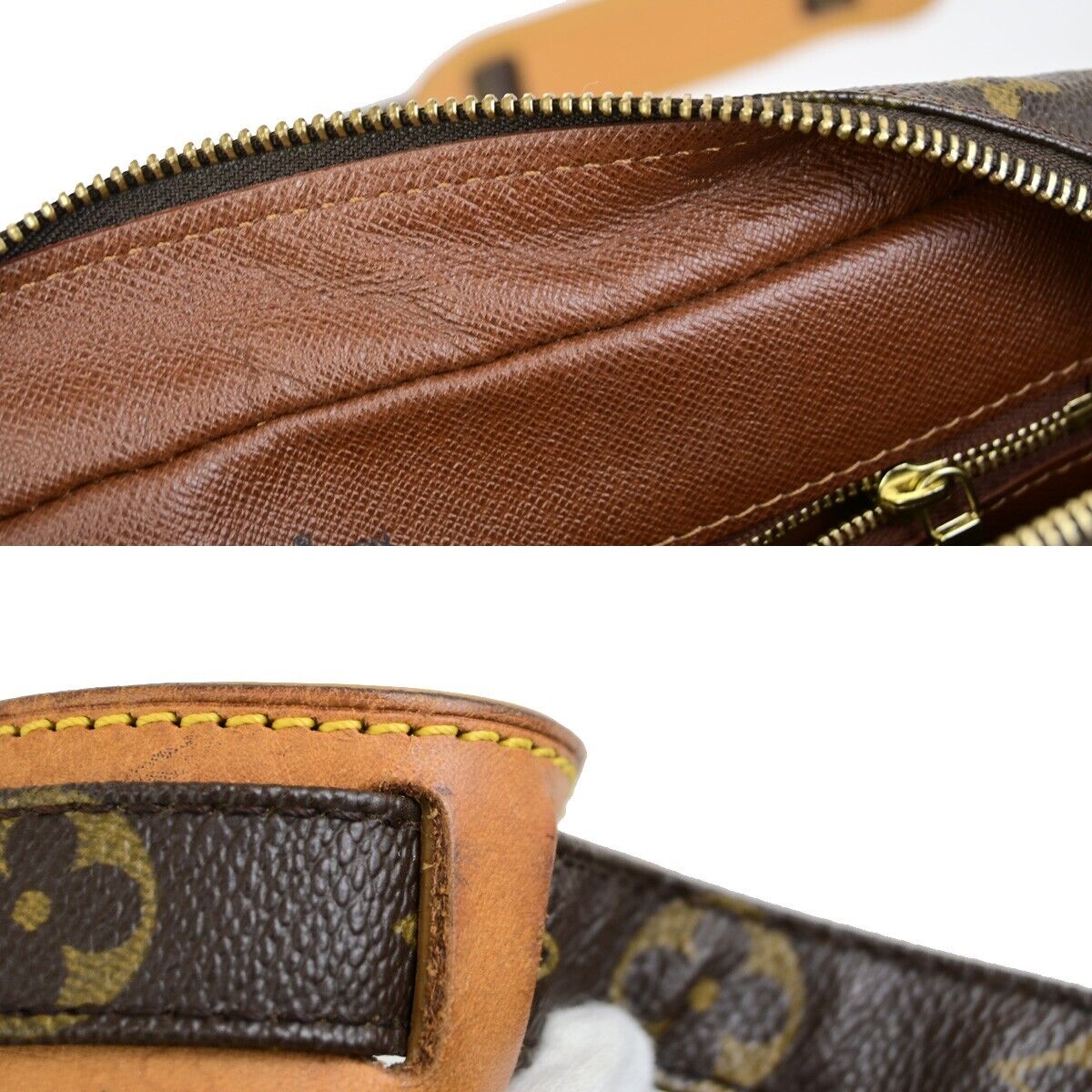 LOUIS VUITTON Nile Crossbody Shoulder Bag Monogram Leather Brown M45244 84FB270