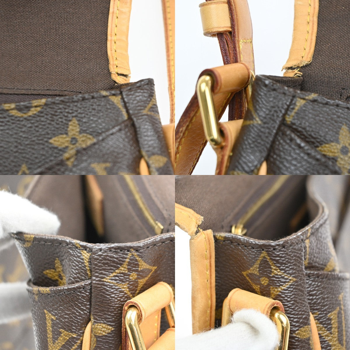 LOUIS VUITTON Menilmontant PM Shoulder Bag Monogram Leather BN M40474 13CA936