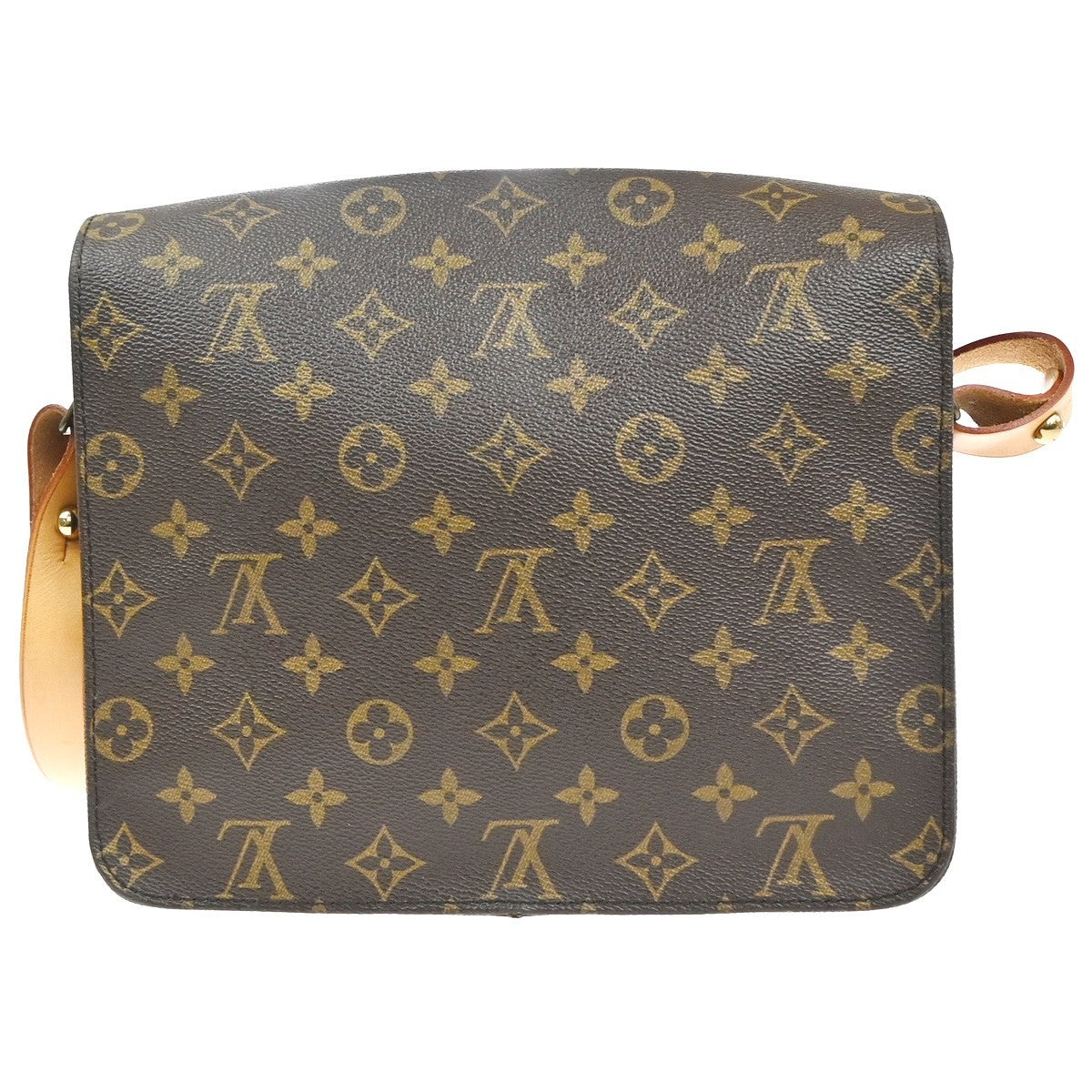 LOUIS VUITTON Cartouchiere GM Shoulder Bag Monogram Leather Brown M51252 77KC740