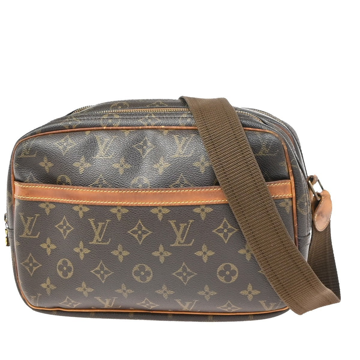 LOUIS VUITTON Reporter PM Crossbody Shoulder Bag Monogram Leather M45254 34YH963