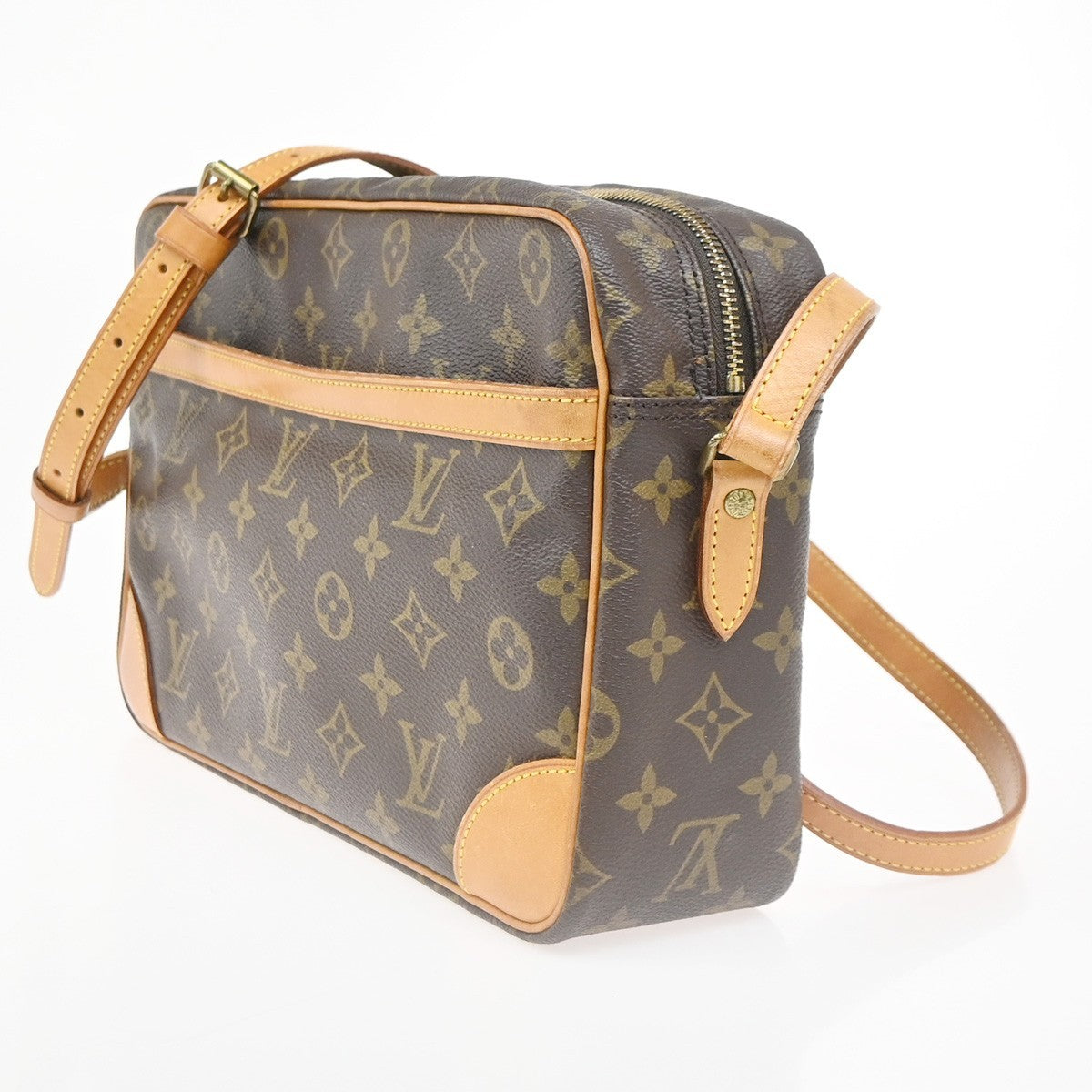 LOUIS VUITTON Trocadero 30 Shoulder Bag Monogram Leather Brown M51272 82ZA310