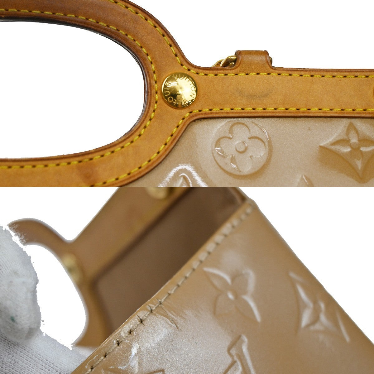 LOUIS VUITTON Roxbury Drive 2Way Hand Bag Monogram Vernis Leather M91372 32TA059
