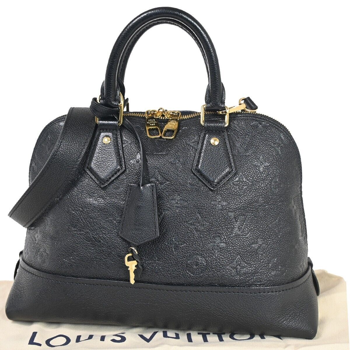 LOUIS VUITTON Neo Alma PM 2Way Hand Bag Monogram Empreinte Black M44832 625RH063