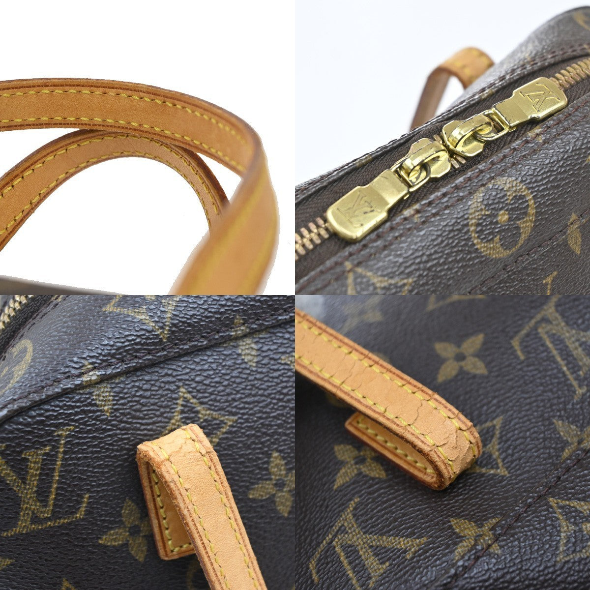 LOUIS VUITTON Spontini 2Way Shoulder Hand Bag Monogram Leather M47500 80KP306