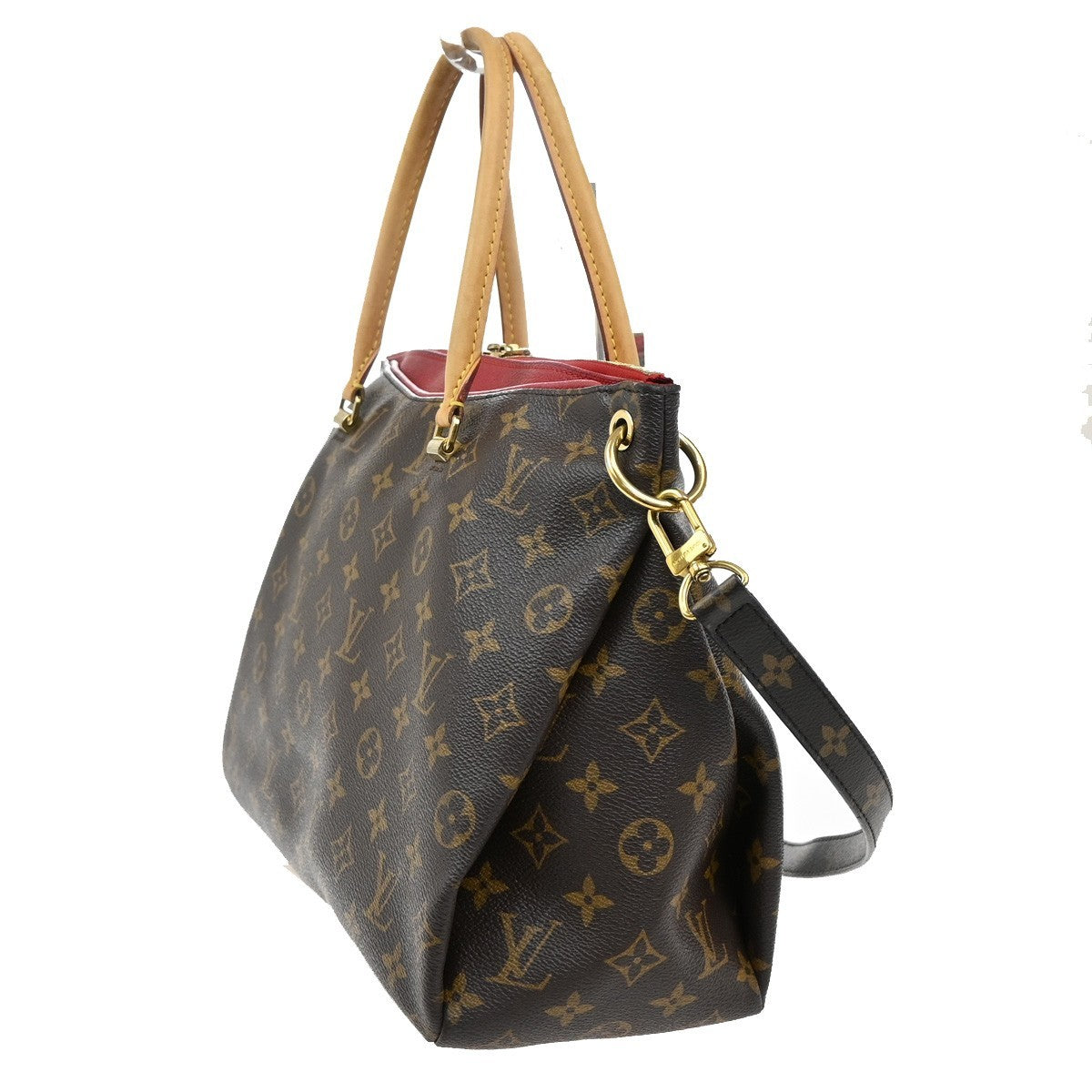 LOUIS VUITTON Pallas 2Way Shoulder Hand Bag Monogram Leather Red M41175 689KB448