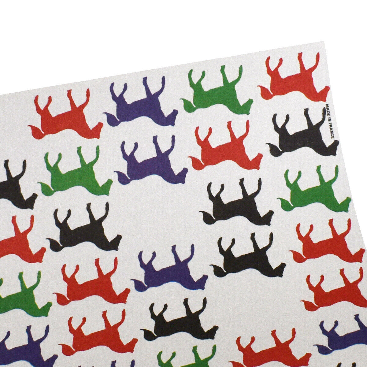 Auth HERMES LES GRANDES FEUILLES D'HERMES Horse Wallpaper Wrapping 06MC457 ⑥