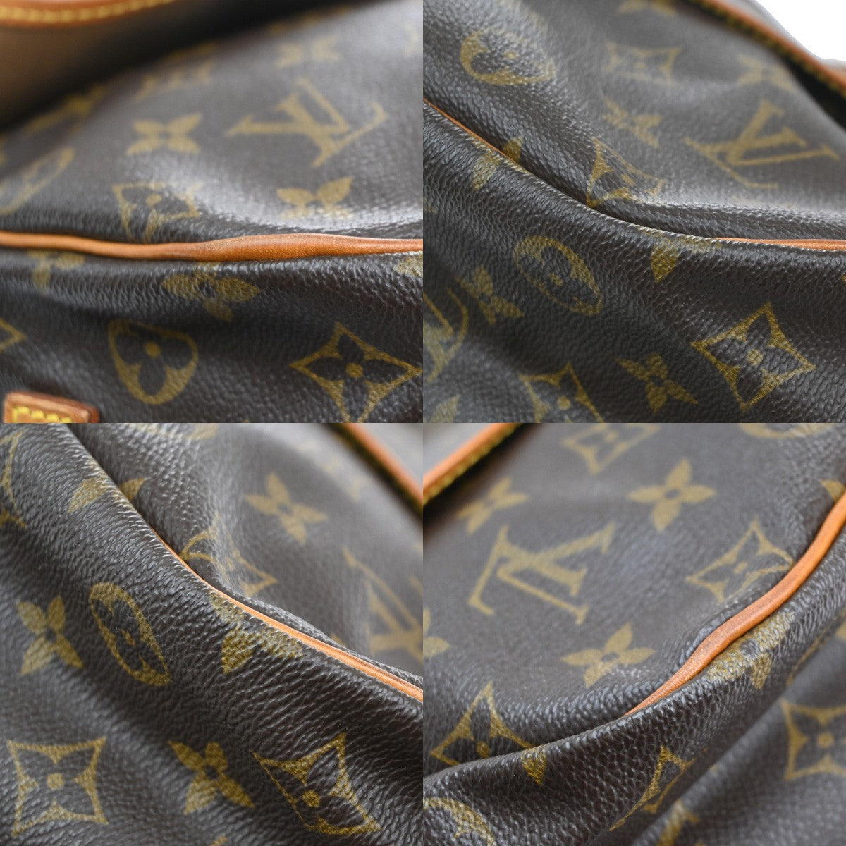 LOUIS VUITTON Saumur 35 Shoulder Bag Monogram Leather BN France M42254 12MA007