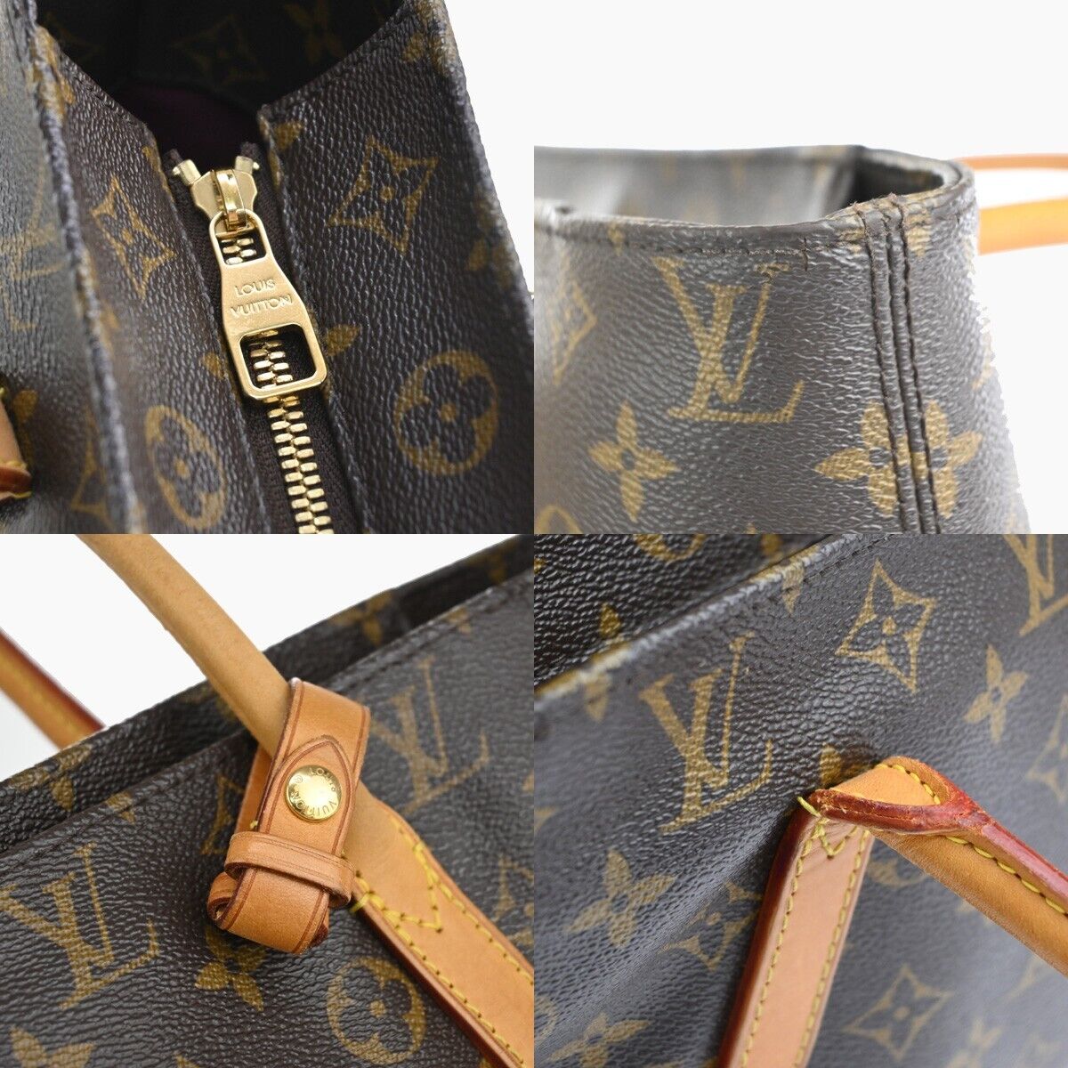 LOUIS VUITTON Raspail PM Shoulder Bag Monogram Leather Brown M40608 98EA752