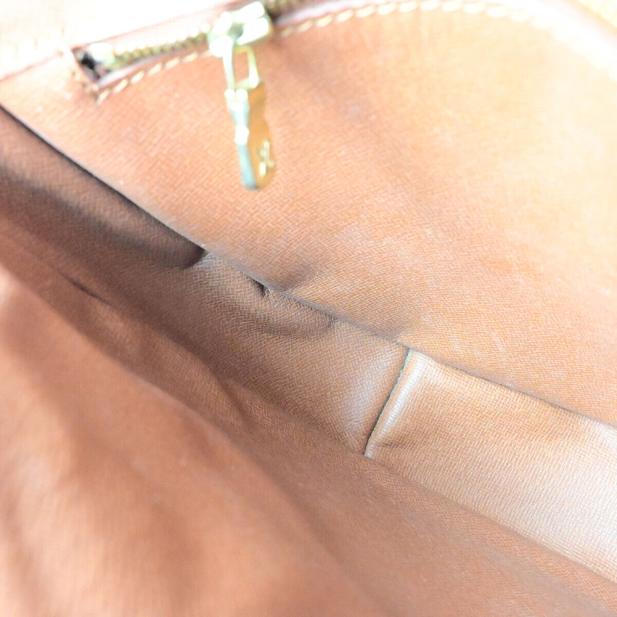 LOUIS VUITTON Chantilly GM Shoulder Bag Monogram Leather Brown M51232 62YG540