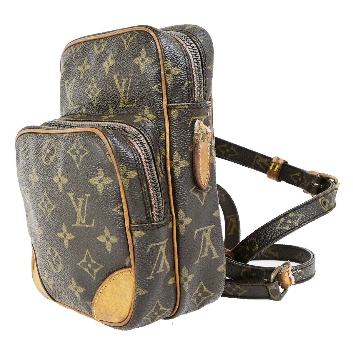 LOUIS VUITTON Amazon Crossbody Shoulder Bag Monogram Leather BN M45236 60ED004