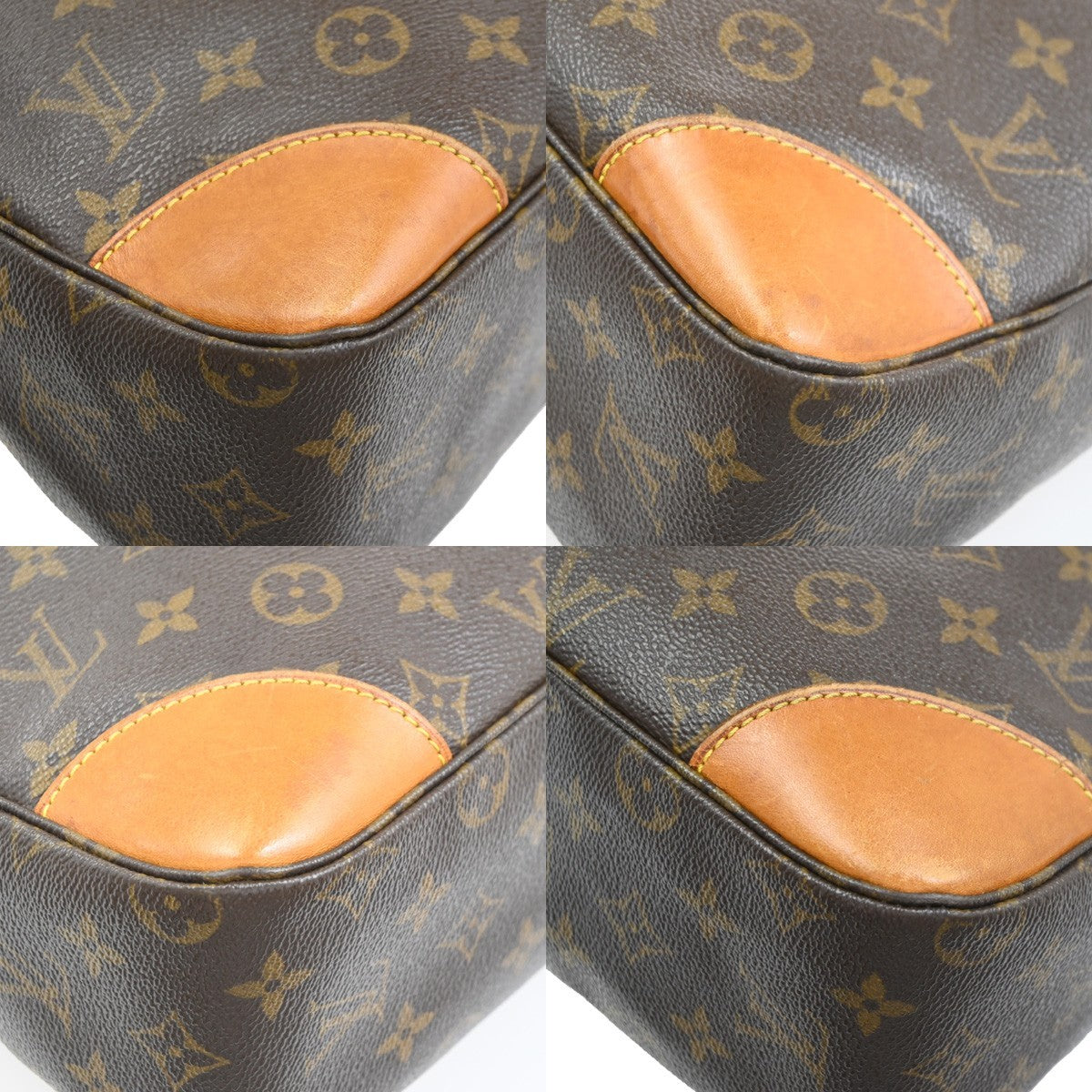 LOUIS VUITTON Boulogne 30 Shoulder Bag Monogram Leather Brown M51265 84PA091