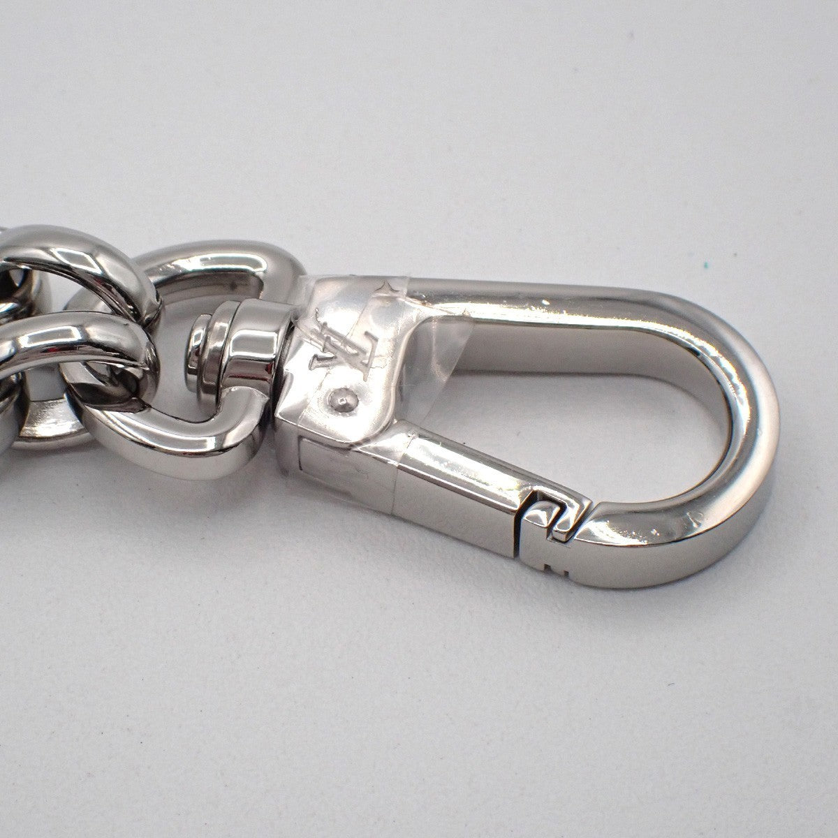 LOUIS VUITTON Logo Dauphine Chain Shoulder strap Stainless Steel Siver 38RL715
