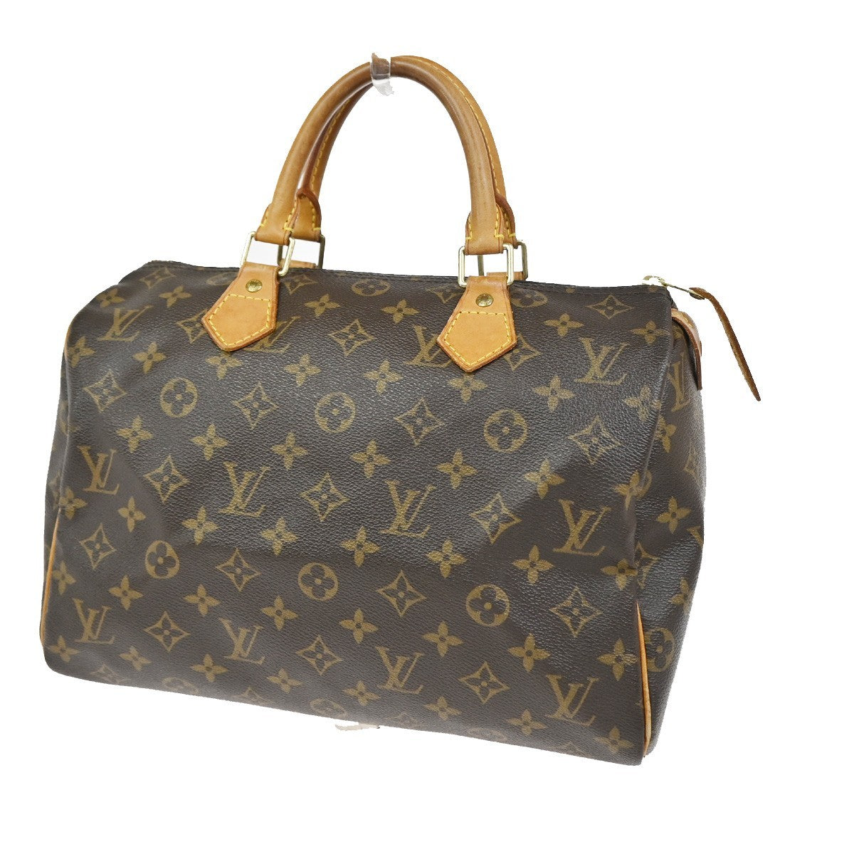 LOUIS VUITTON Speedy 30 Travel Hand Bag Monogram Leather Brown M41526 15CA900