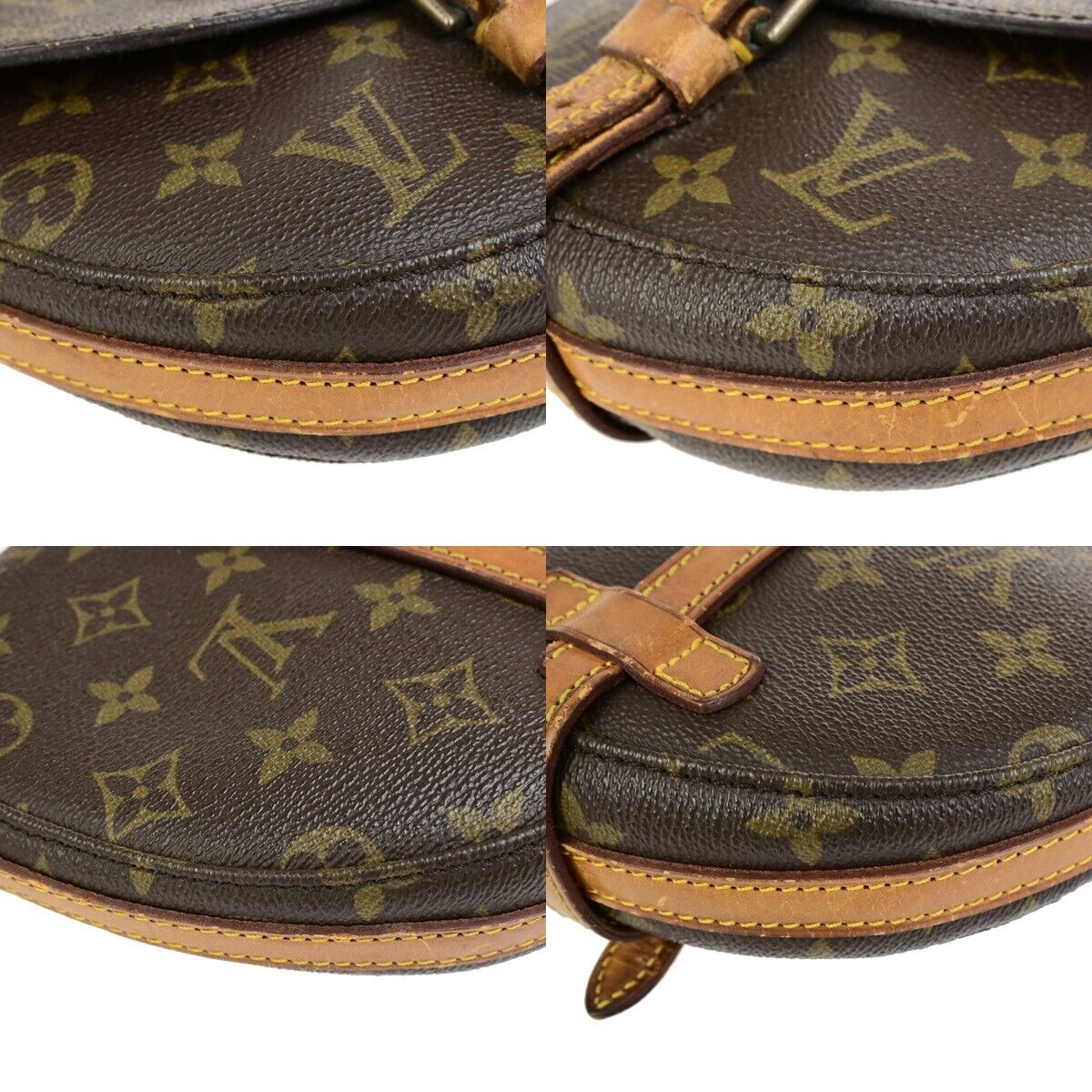 LOUIS VUITTON Chantilly PM Shoulder Bag Monogram Leather Brown M51234 69SJ463