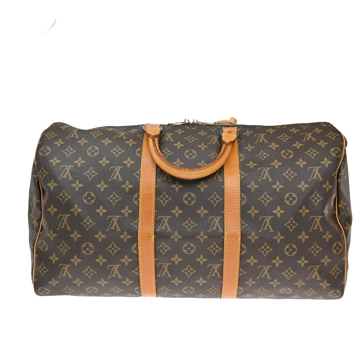 LOUIS VUITTON Keepall 50 Travel Hand Bag Monogram Leather Brown M41426 14EE273