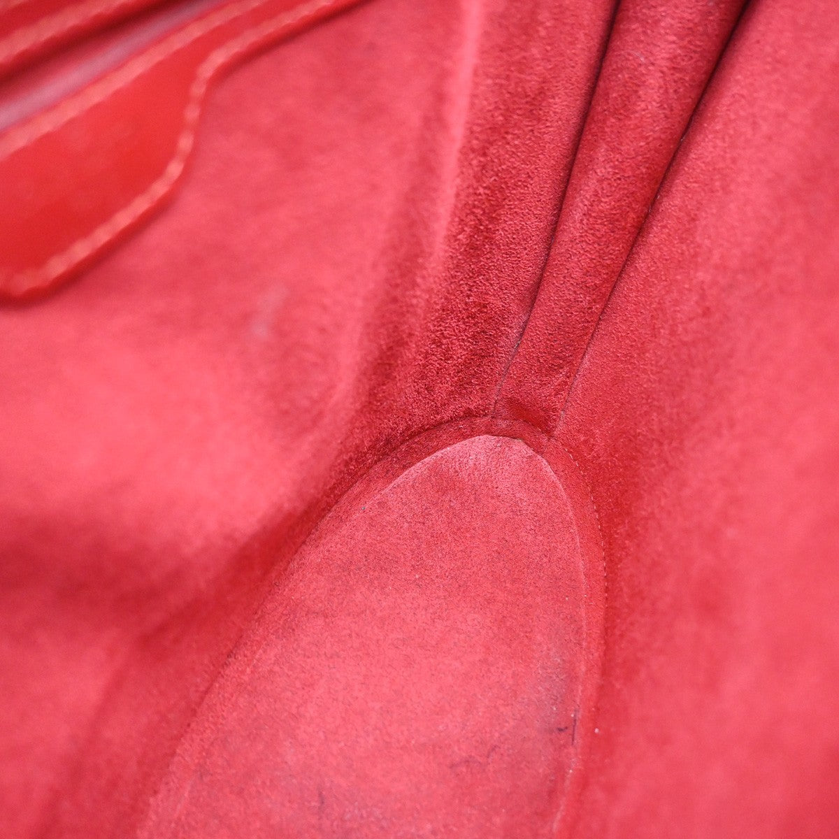 LOUIS VUITTON LV Saint Jacques PM Hand Bag Epi Leather Red France M52277 86YJ145