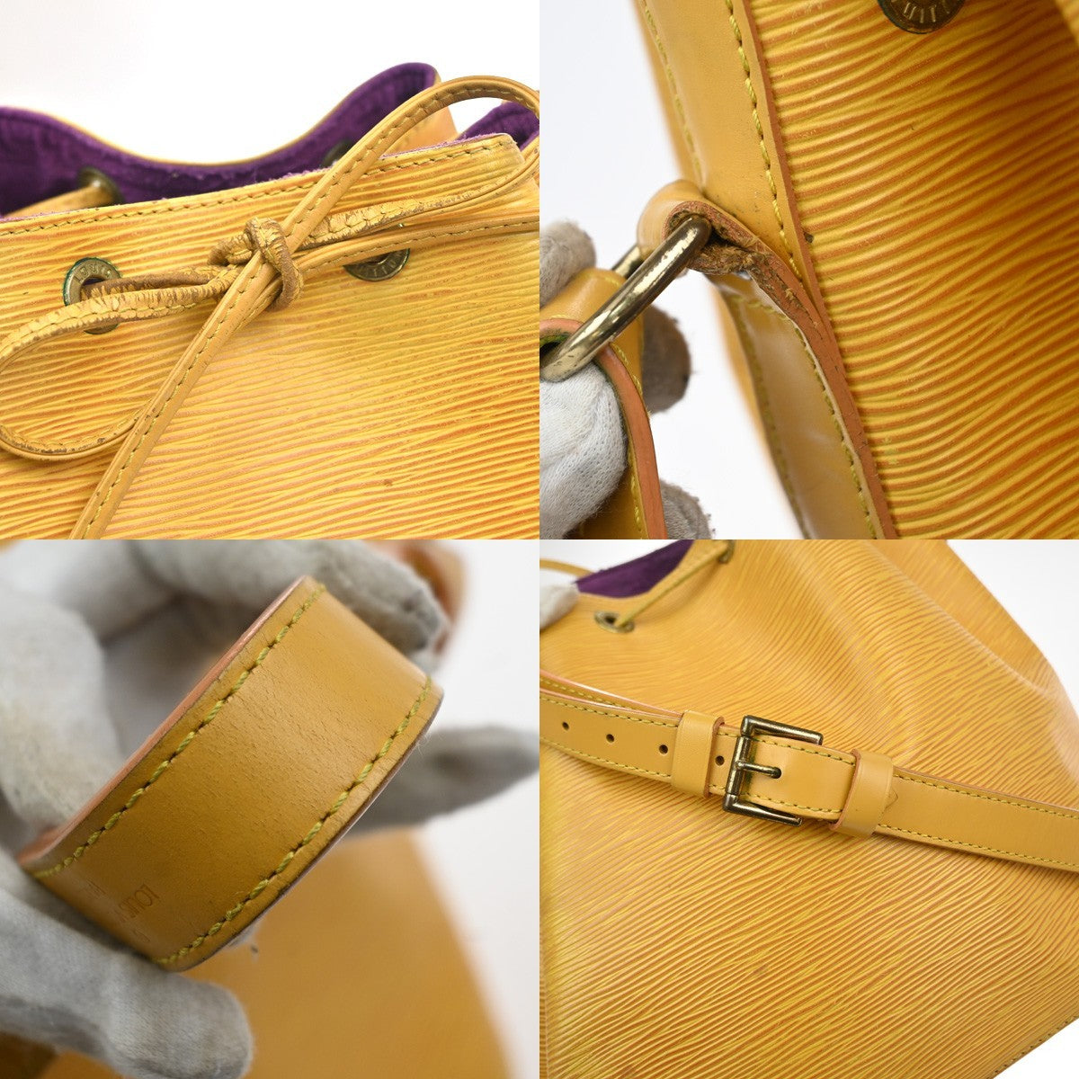 LOUIS VUITTON Petit Noe Drawstring Shoulder Bag Epi Leather YW M44107 31PA015