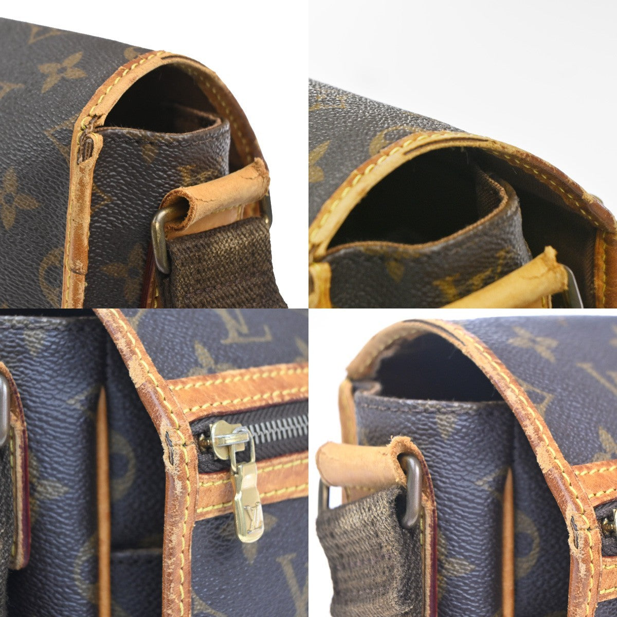 LOUIS VUITTON Messenger Bosphore PM Shoulder Bag Monogram Leather M40106 39MA511