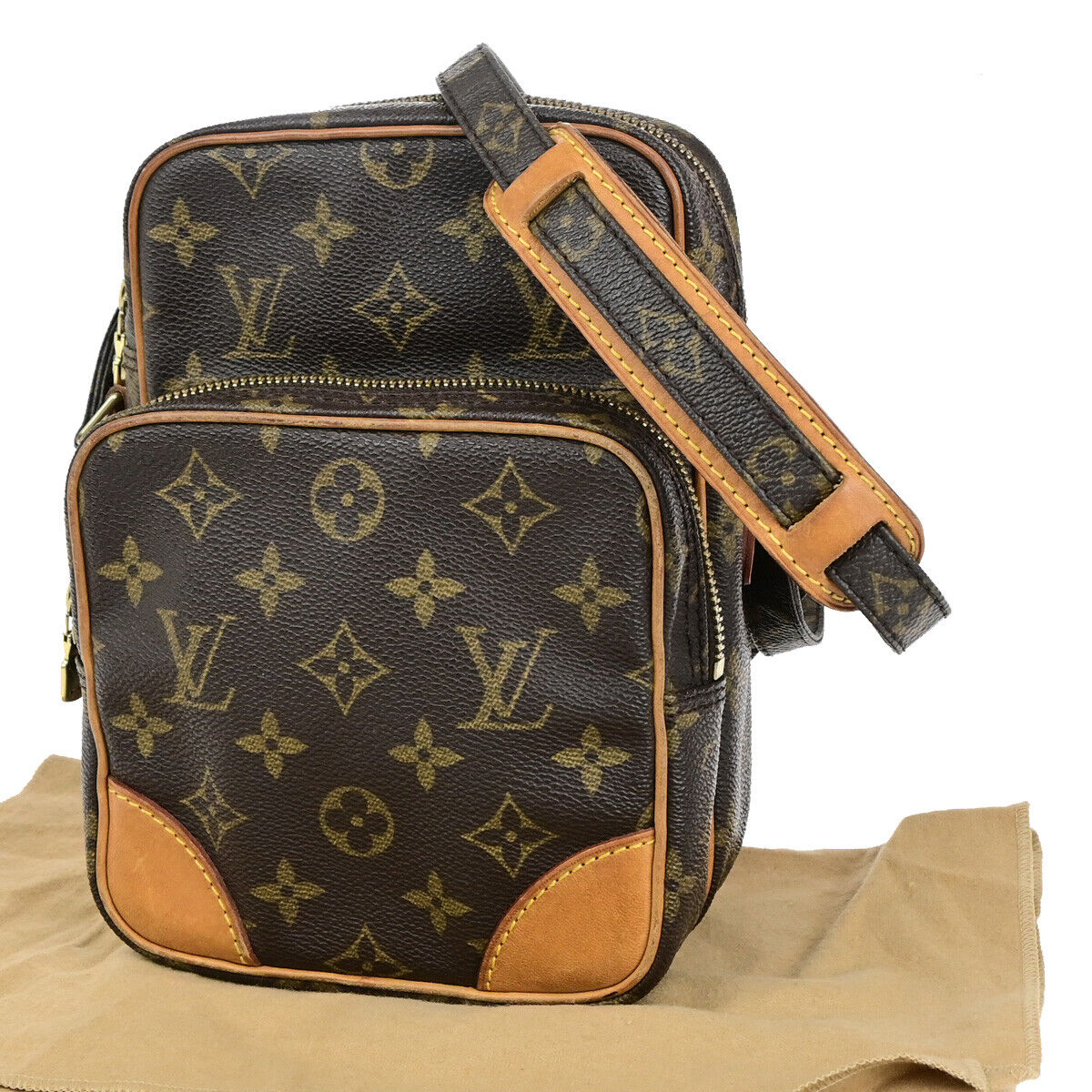 LOUIS VUITTON Amazon Crossbody Shoulder Bag Monogram Leather BN M45236 89SJ516