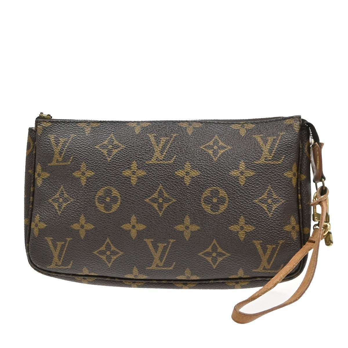 LOUIS VUITTON Pochette Accessoires Hand Bag Monogram Leather BN M51980 61SA069