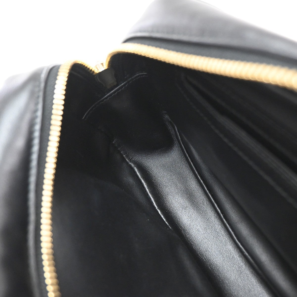 SALVATORE FERRAGAMO Gancini Mini Waist Bag Leather Black GHW Italy 85TA669