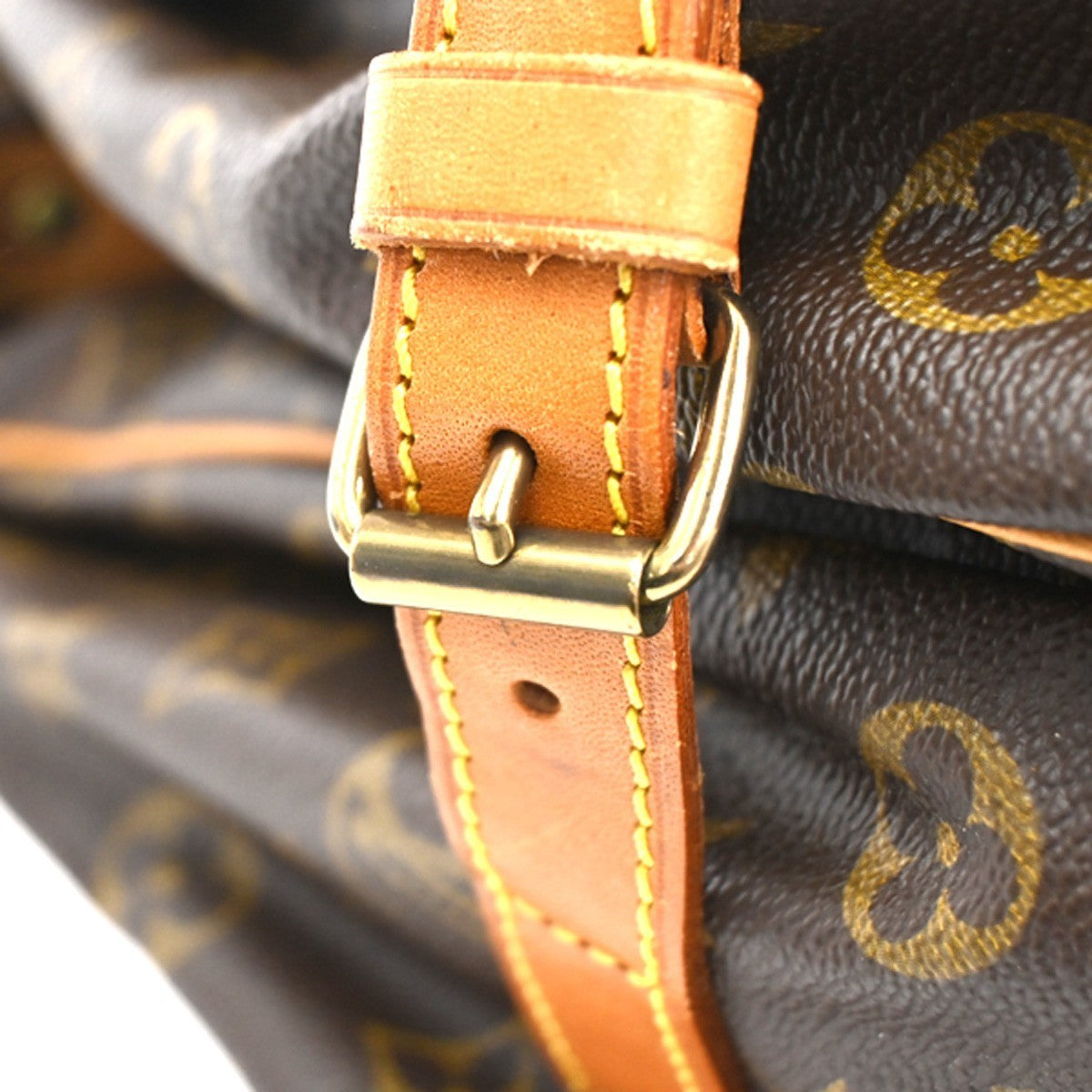 LOUIS VUITTON Saumur 35 Shoulder Bag Monogram Leather BN France M42254 15KC498