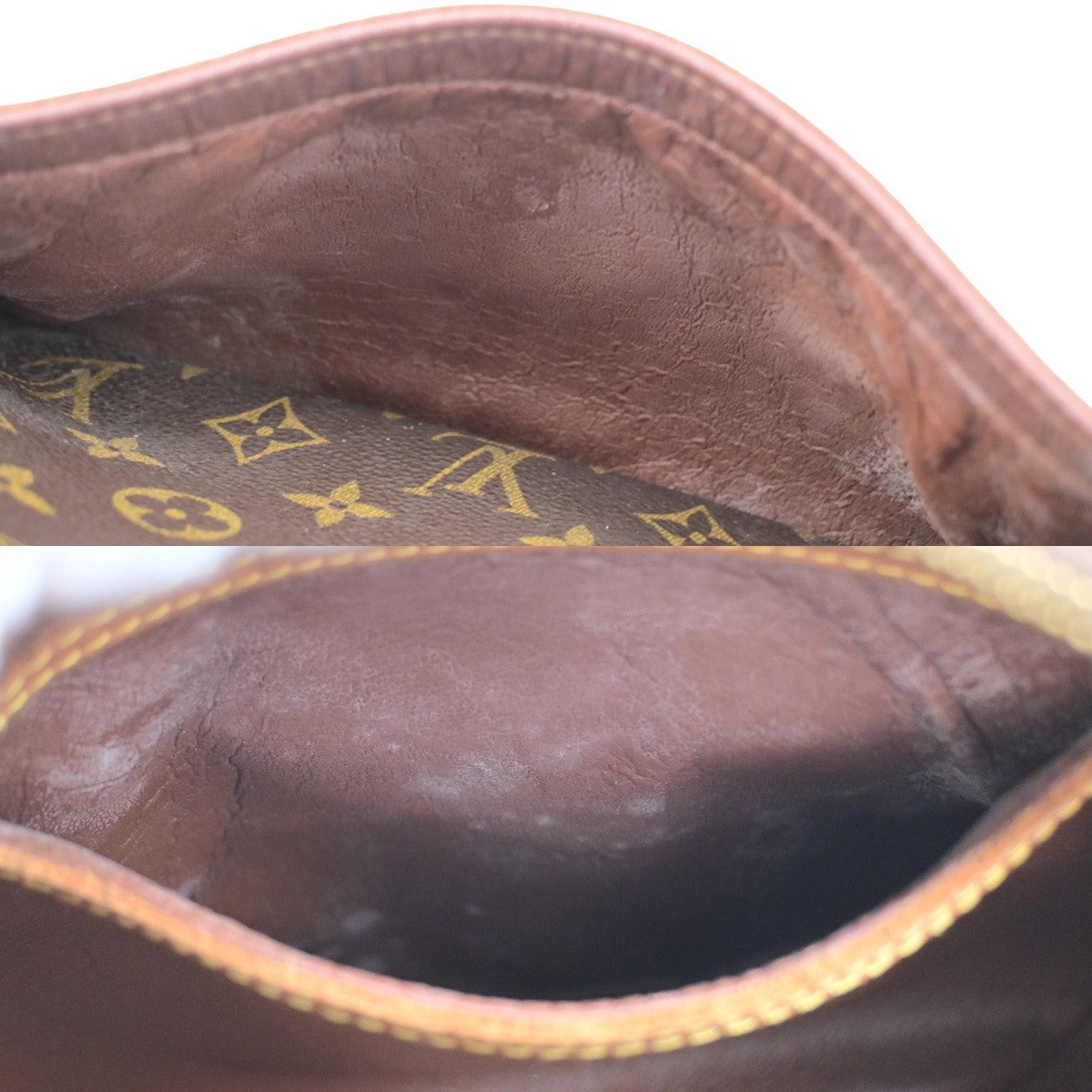 LOUIS VUITTON Blois Crossbody Shoulder Bag Monogram Leather Brown M51221 87MA711