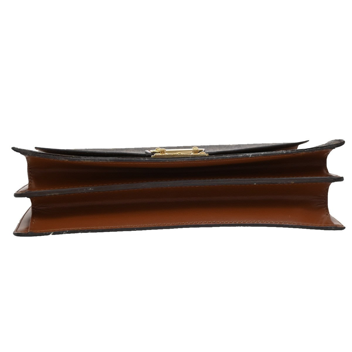 LOUIS VUITTON Concorde Hand Bag Monogram Leather Brown France M51190 70DA219