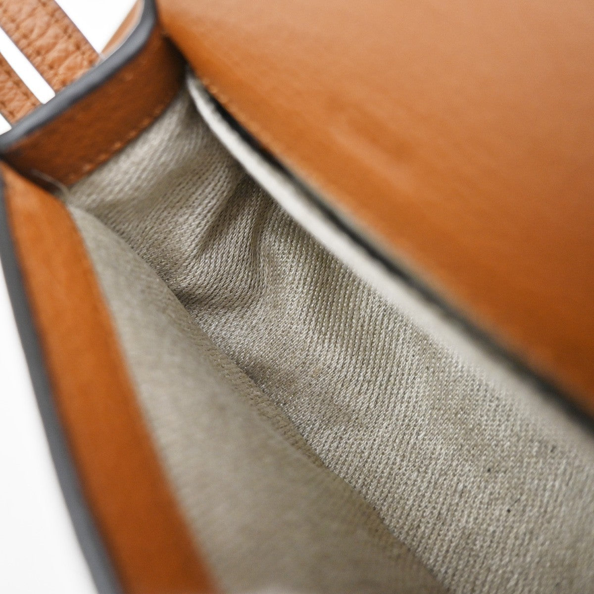 CHLOE Logo Mini Marcie Crossbody Shoulder Bag Leather Brown Spain 16RF819