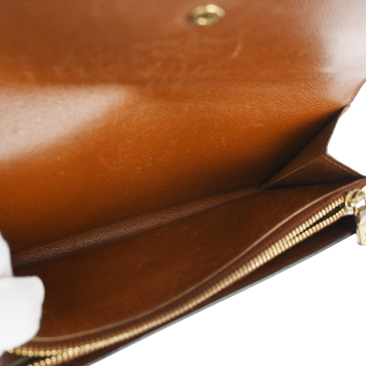 LOUIS VUITTON Porte Monnaie Credit Bifold Wallet Monogram Leather M61724 02YE304