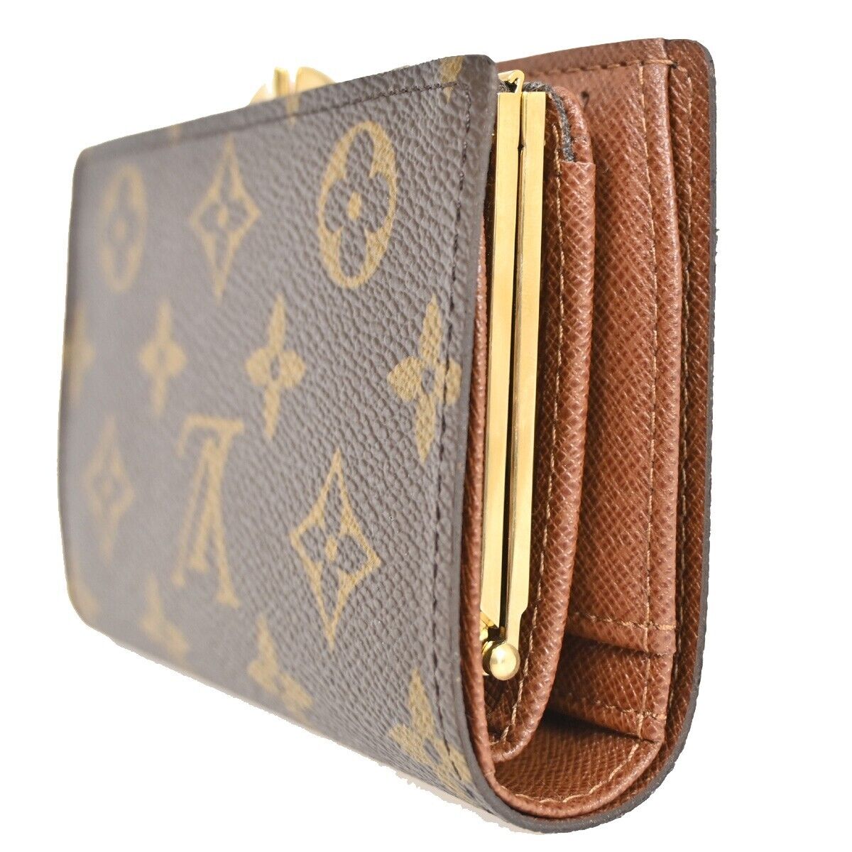 LOUIS VUITTON Portefeuille Viennois Bifold Wallet Monogram Brown M61674 18FA372