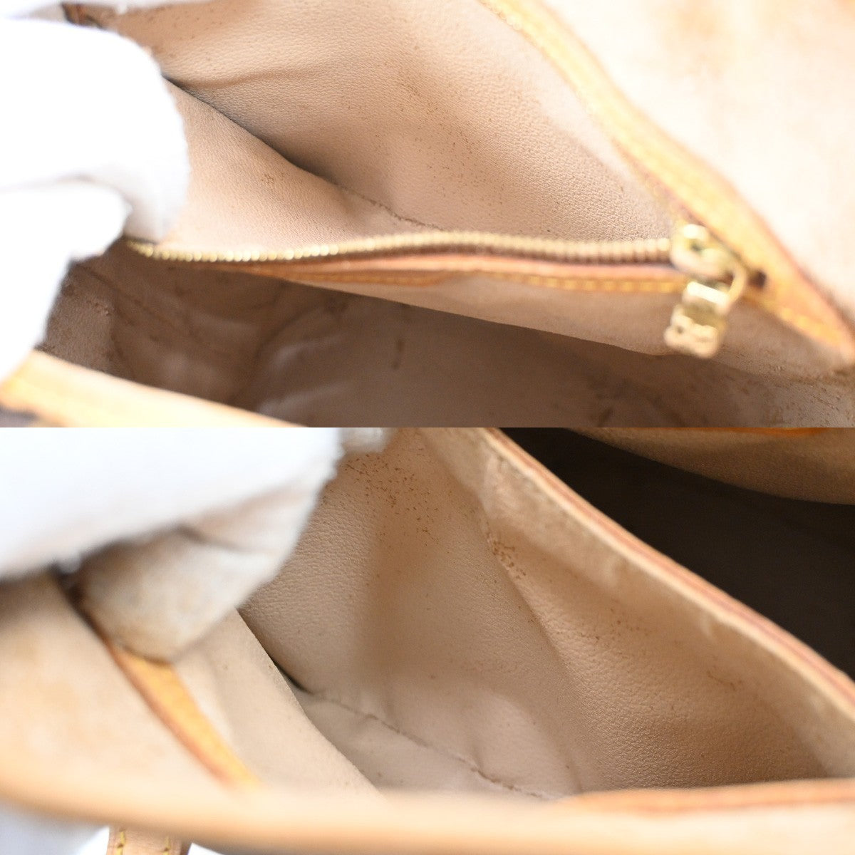 LOUIS VUITTON BUCKET GM Shoulder Tote Bag Monogram Leather Brown M42236 30CA518