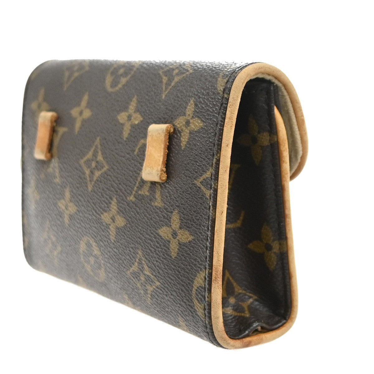 LOUIS VUITTON Pochette Florentine Bum Bag Monogram Leather Brown M51855 65MA526