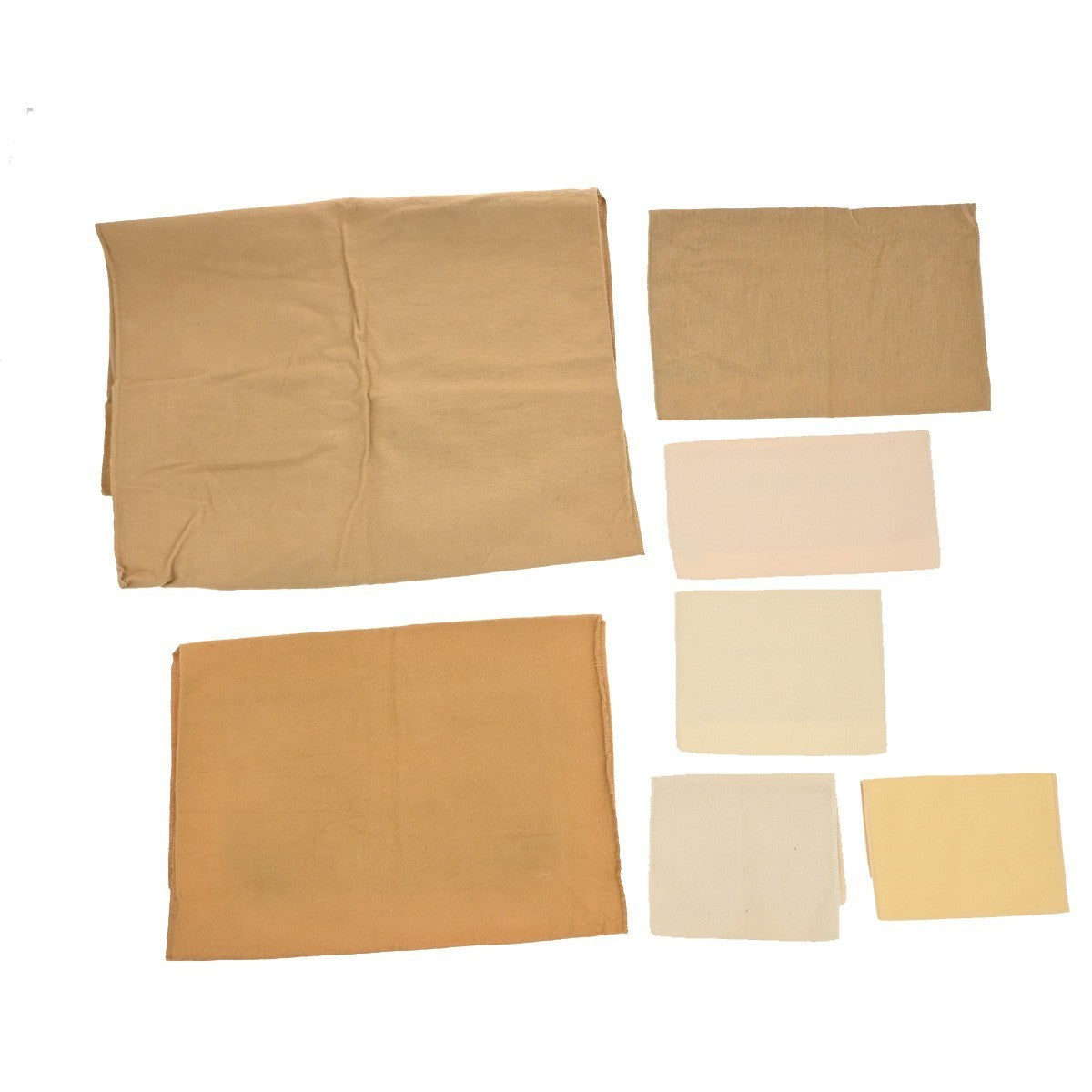 LOUIS VUITTON Logo 10 Set Dust Bag Drawstring Canvas Cotton Beige Brown 09KP296